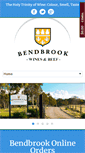Mobile Screenshot of bendbrookwines.com.au